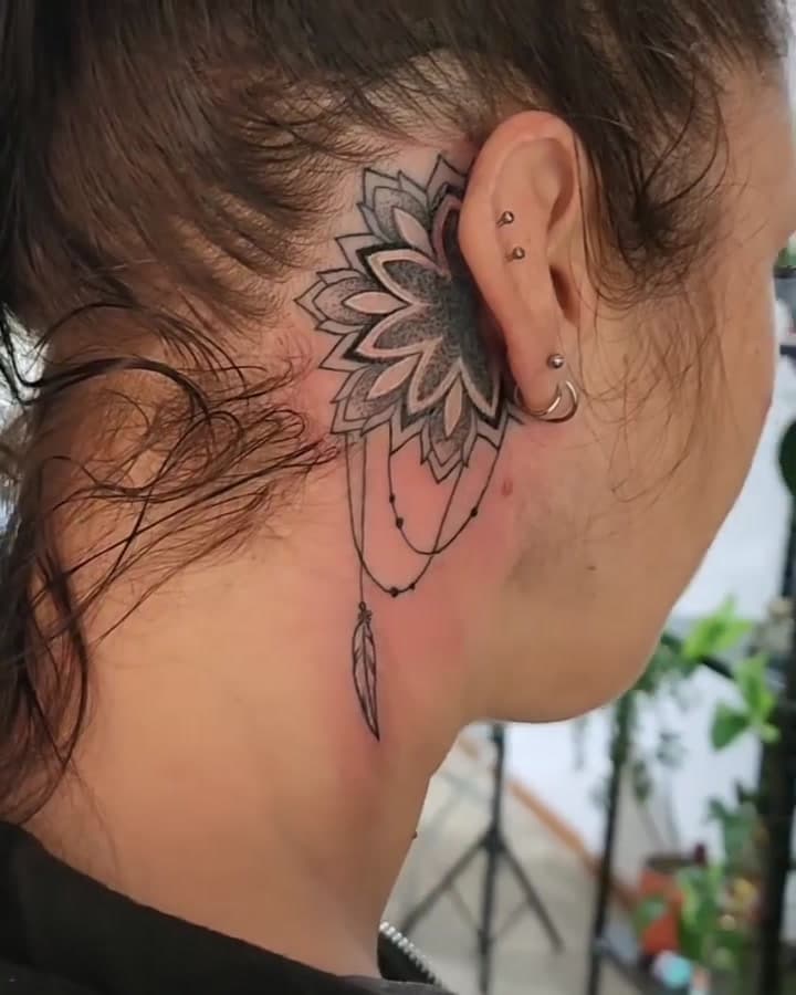 Geometric tattoo work 6
