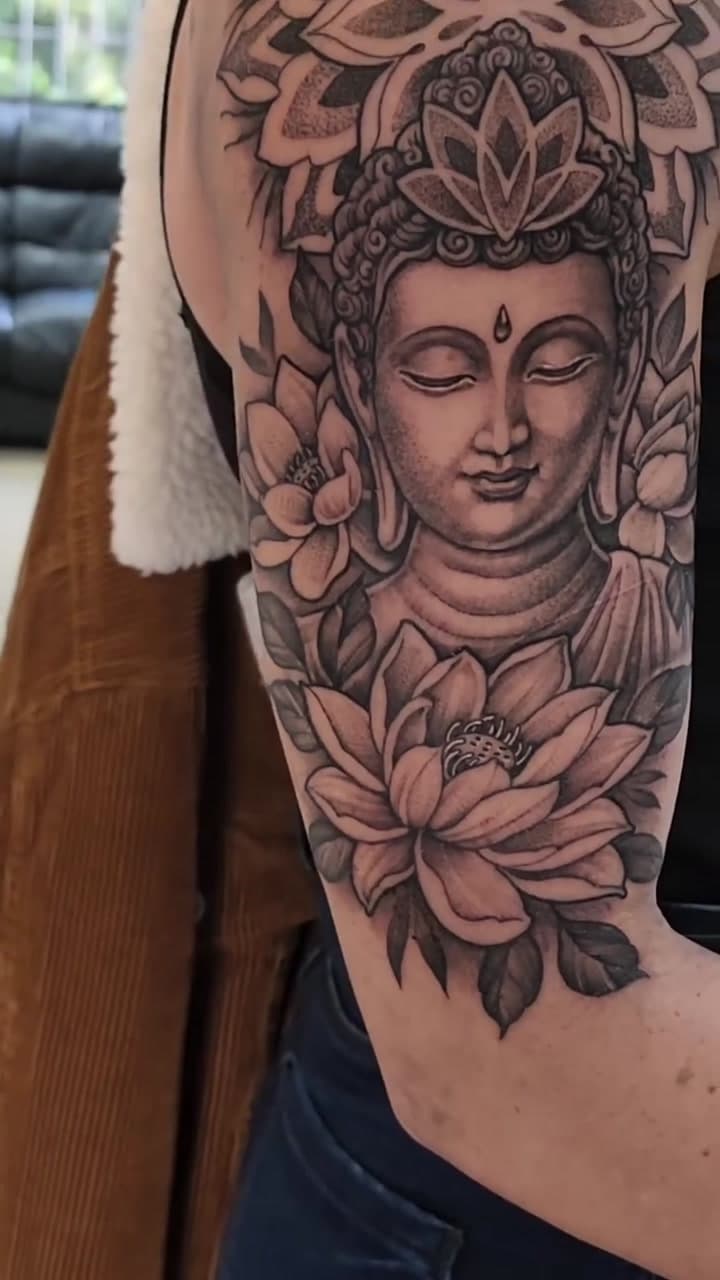 Geometric tattoo work 8