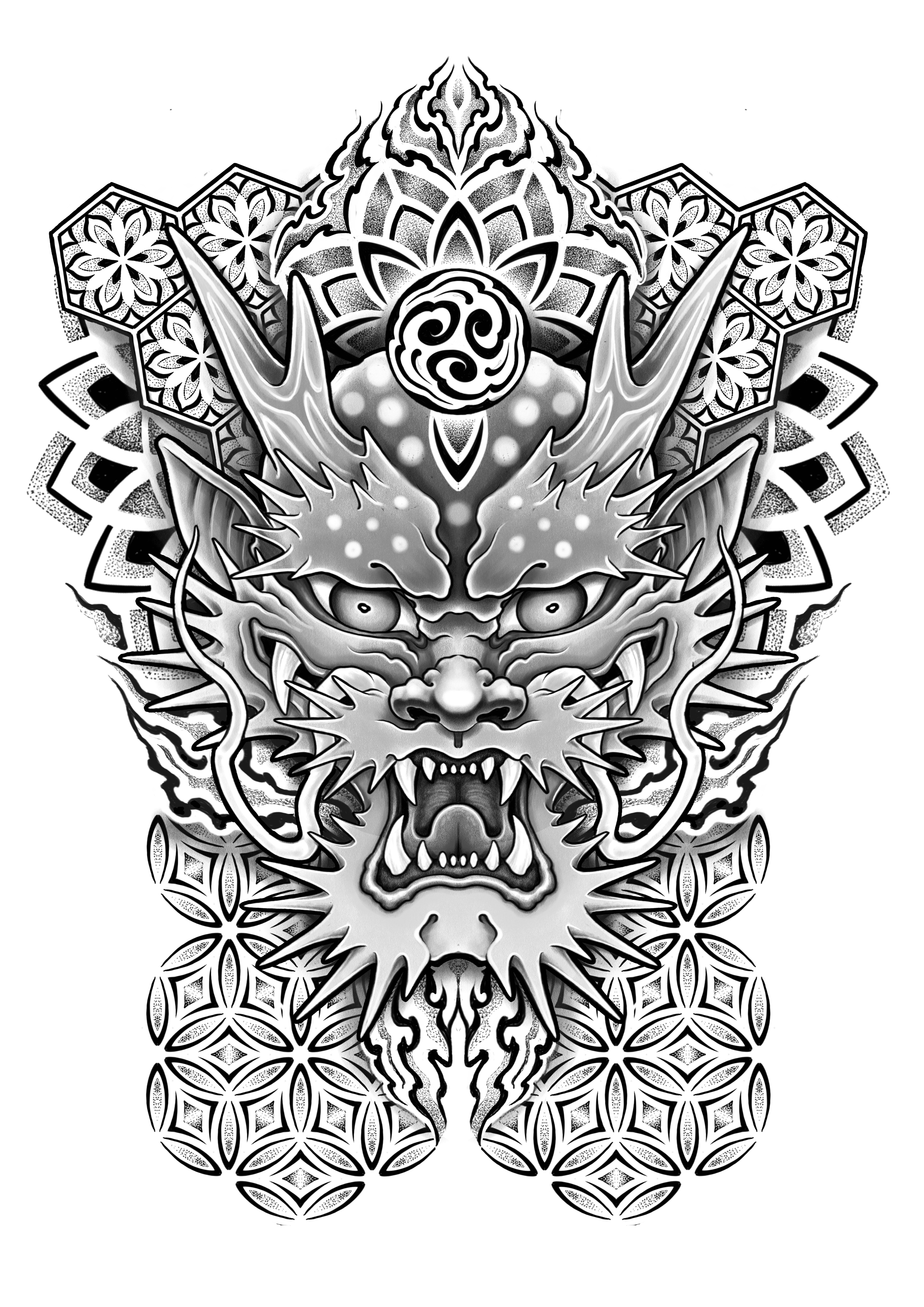 Traditional tattoo work 4