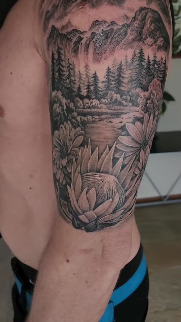 Realism tattoo work 8